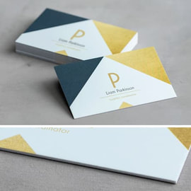 ultra thick  business card mockup